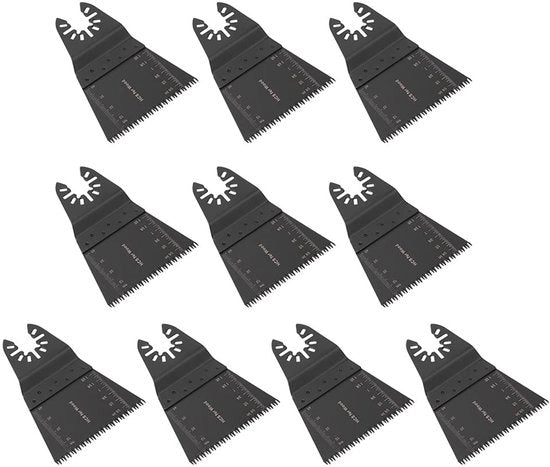 Lama di sega oscillante, 10pz 65mm Lama di acciaio a alta resistenza e durezza progettata professionalmente adatta a tutti i modelli Universale per taglio, taglieri di tubi