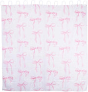 Striscia di Doccia Rosa Pastello da 180x180 cm con Ganci - Moderna e Divertente