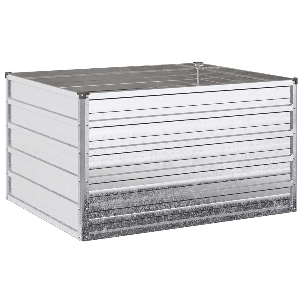 Letto rialzato da giardino Argento 100 x 80 x 55 cm 8006390