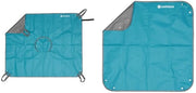 Tappeto per piantagione City, 100 x 120 cm (506-20) & Tappeto per piantagione City S, 80 x 80 cm (505-20), nero, blu turquesa