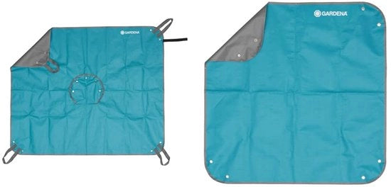 Tappeto per piantagione City, 100 x 120 cm (506-20) & Tappeto per piantagione City S, 80 x 80 cm (505-20), nero, blu turquesa