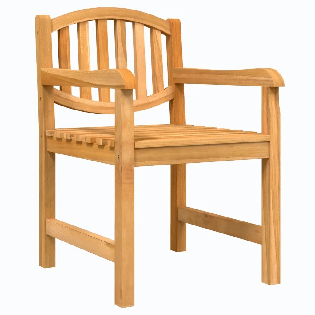 Sedie da Giardino 2 pz | Sedie da Esterno 58x59x88 cm in Legno Massello di Teak