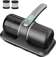 Aspiratore di letto - Aspiratore manuale - Aspiratore di letto - Pulitore di letto - Aspiratore di acari - Luce UV - Senza fili - Grigio
