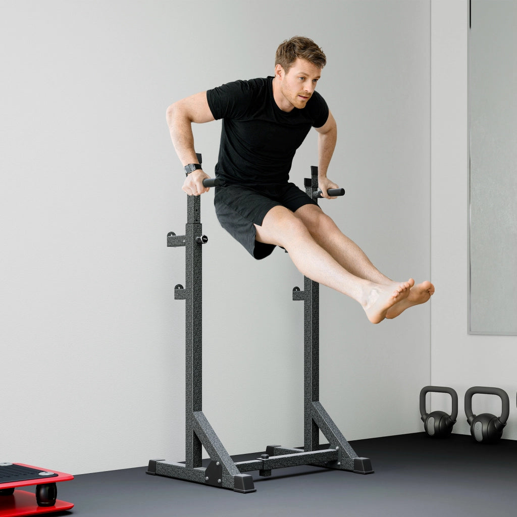 Supporto per Bilanciere Regolabile ¨C Xylo ¨C Acciaio Nero Carico 150kg
