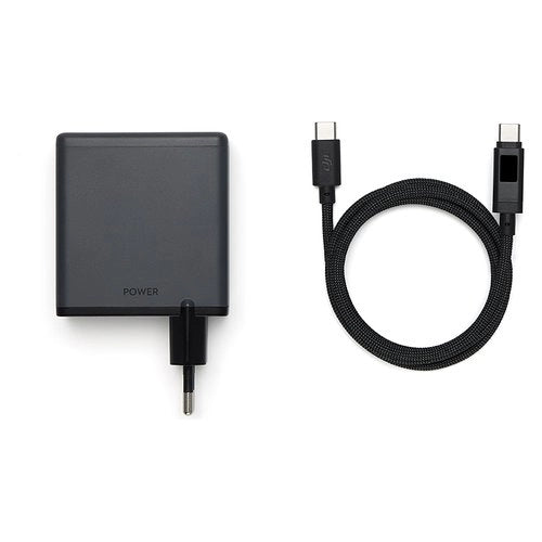 Caricabatterie dji djp140 power 140w gan charging combo black