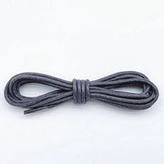 2 paia di cordoncini in cotone di 120 cm di lunghezza - Cordoncini rotondi in cotone di 2,5 mm - Cordoncini robusti rotondi - Cordoncini duraturi - Cordoncini per stivali - Cordoncini in pelle impermeabili - Per scarpe e stivali eleganti