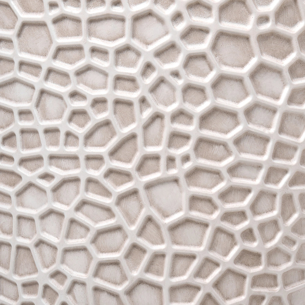 Fioriera Beige chiaro Fioriera rotonda in fibra di argilla per uso interno ed esterno 43 x 43 x 42 cm Decorativa Design moderno Soggiorno Giardino