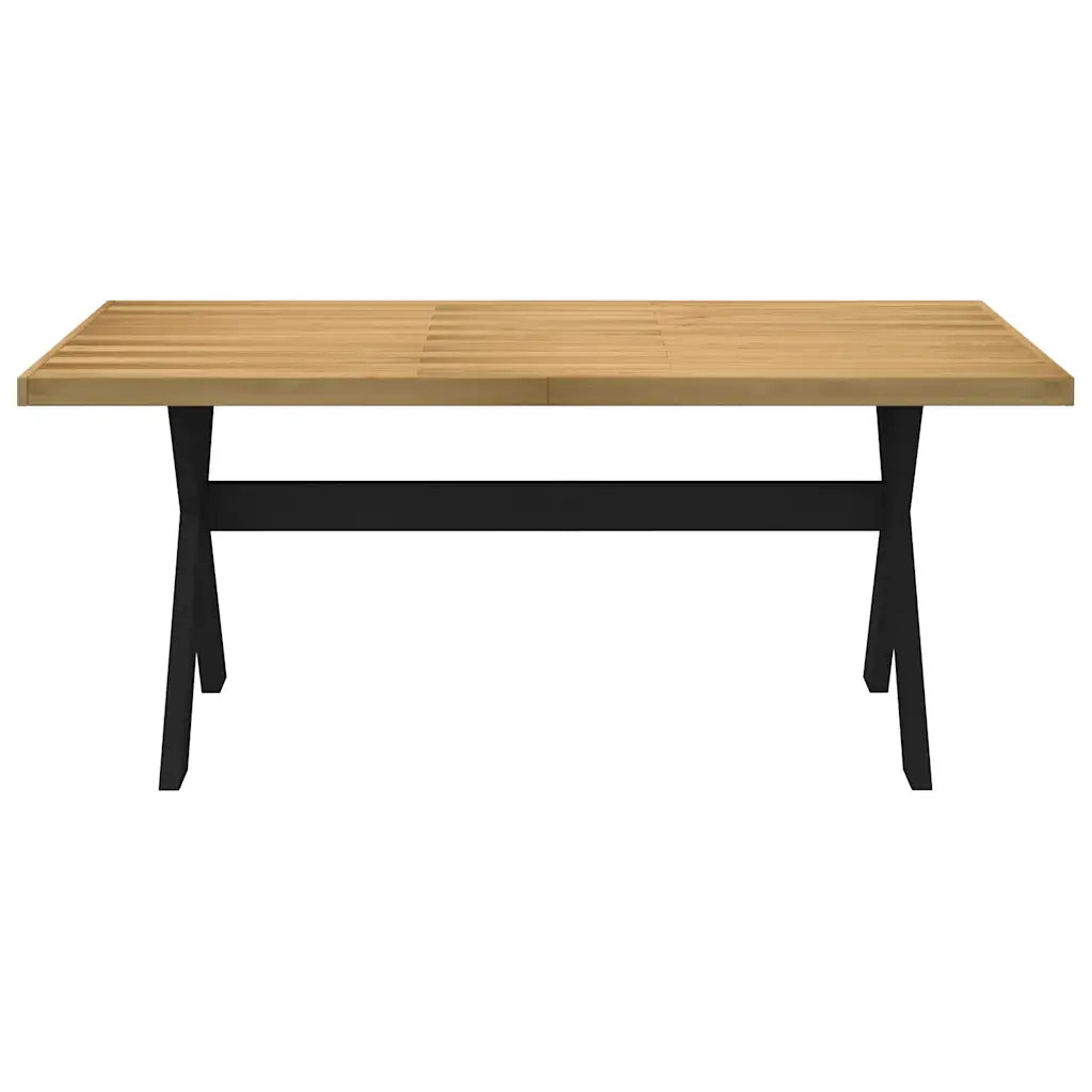 Tavolo Pranzo NOAIN Gambe a Forma X 180x90x75 cm Legno Massello