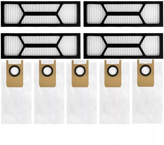 9 pezzi di accessori e parti di ricambio per la spazzola a mano Eufy S1 PRO: sacco a polvere, spazzola principale e filtro