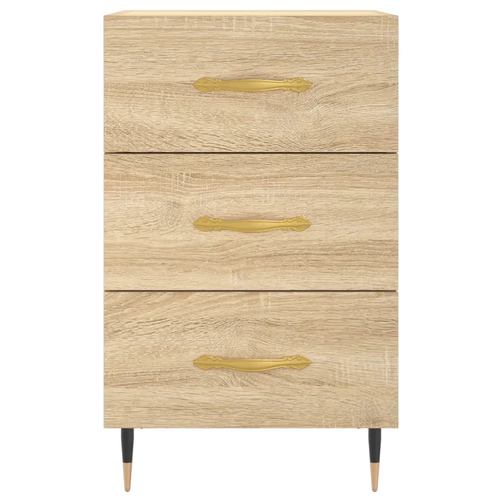 Comodino | Armadio da Notte | Mobiletto da notte Rovere Sonoma 40x40x66 cm in Legno Multistrato