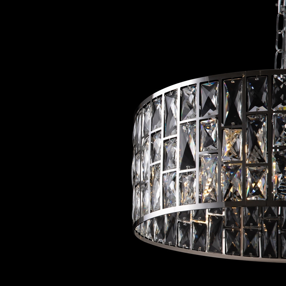 Lampadario cristallo cromato Maytoni Gelid 4xE27 Ø50