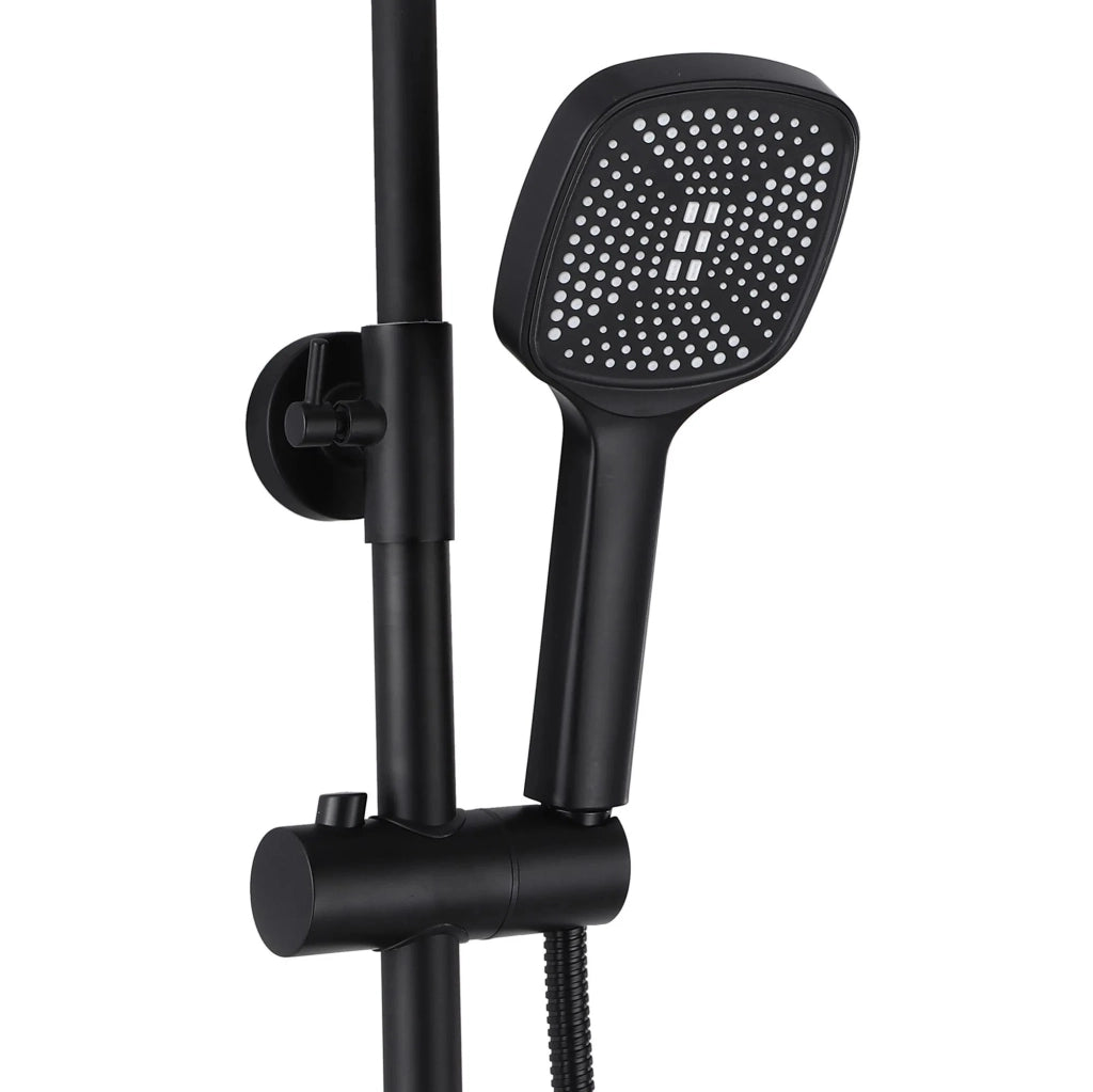 Set Doccia Rea Storm Black Matt