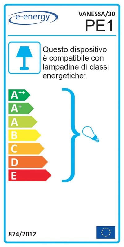 PLAFONIERA 1XE27 VANESSA1 X E27 GANCI CROMATI PIASTRA IN VETRO BIANCO DECORATO CON FOGLIE 30X30 CM