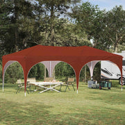 Tenda per feste a pop-up-Gazebo Terracotta 575 x 288 x 245 cm 597249