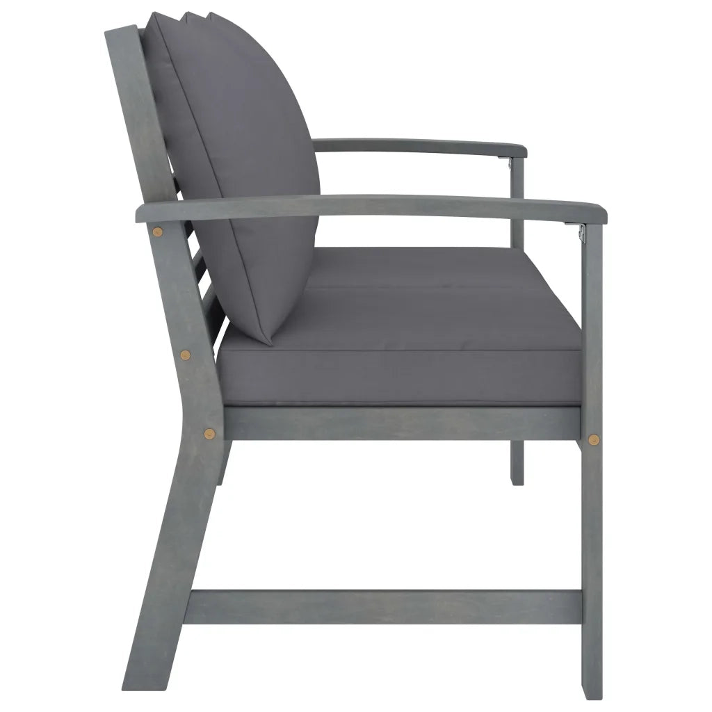 Set Divani da Giardino 4 pz con Cuscini in Massello di Acacia 311825