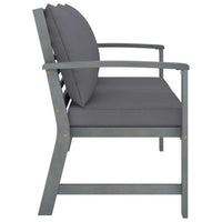 Set Divani da Giardino 4 pz con Cuscini in Massello di Acacia 311825