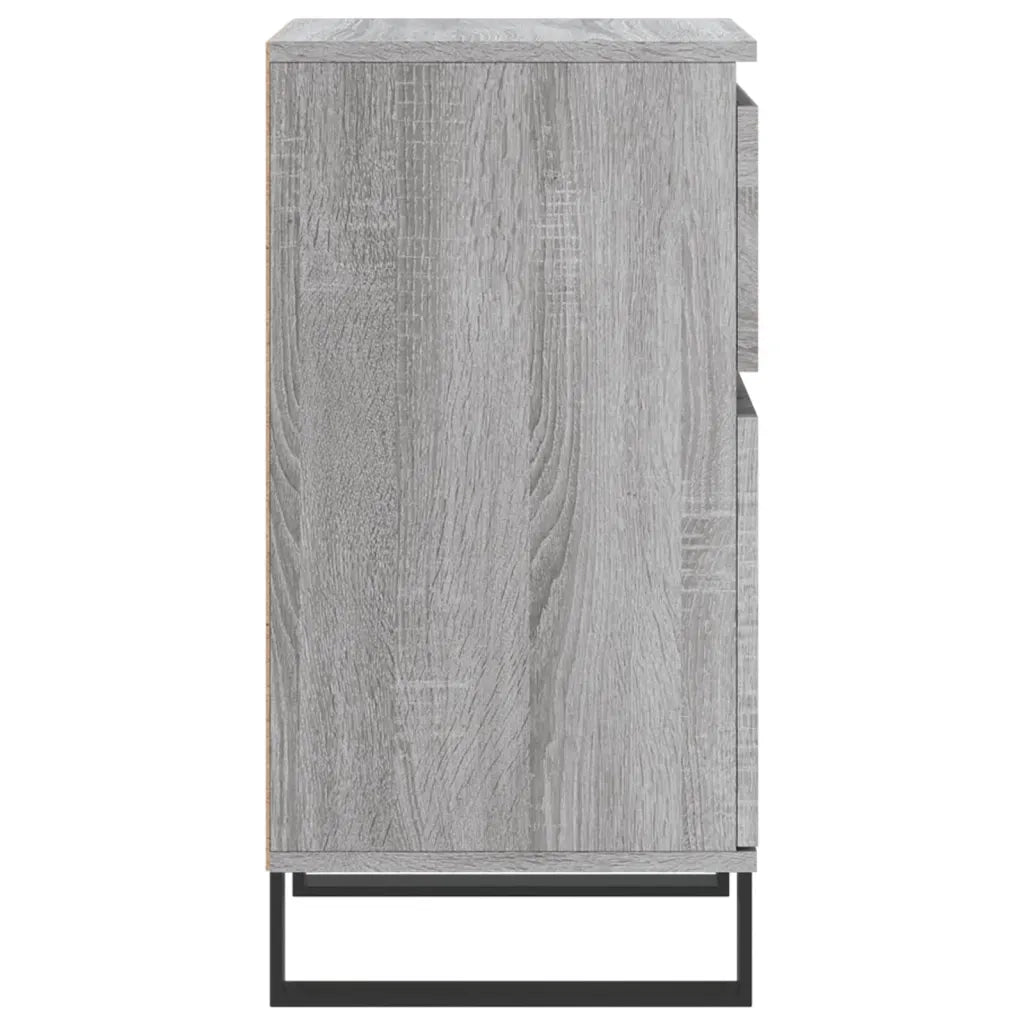 Credenze 2 pz | Madia | Buffet da pranzo | Armadio da pranzo Grigio Sonoma 40x35x70 cm in Legno Multistrato