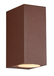 Applique da Esterno Attacco GU10 in Alluminio Pressofuso Ruggine
