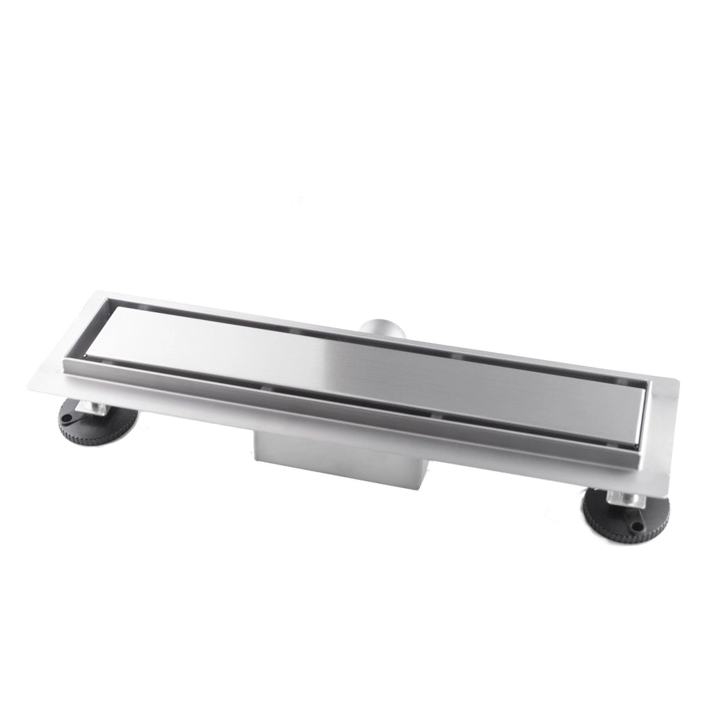 Canalina di Scarico 60x7 cm Piastrellabile in acciaio inox a Pavimento Bonussi