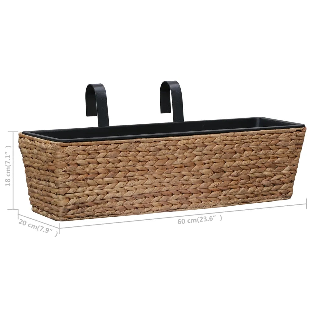 Fioriere 2 pz in Giacinto Intrecciato 45577