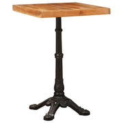 vidaXL Tavolo bistrot Marrone 50 x 50 x 76 cm legno massello di acacia