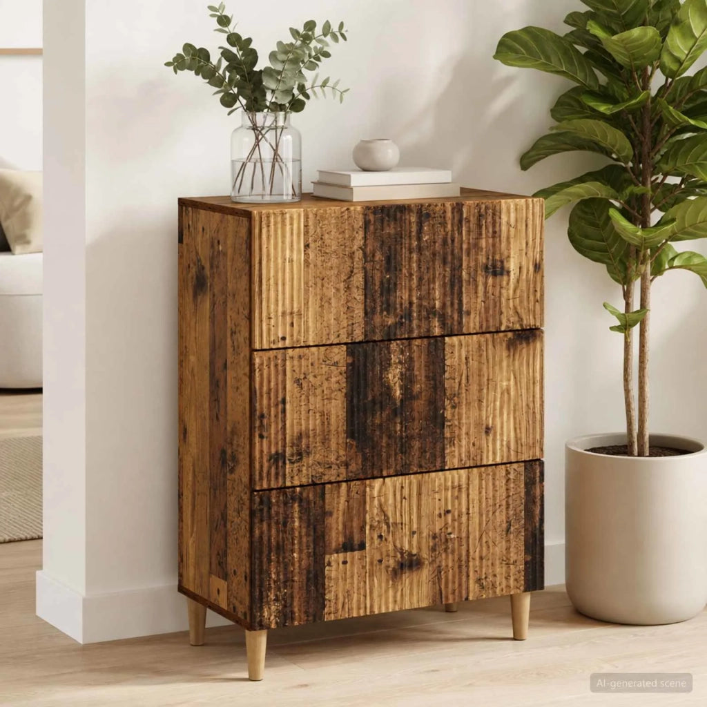 Mobile con Cassetti Legno antico 66 x 34,5 x 90 cm 894613