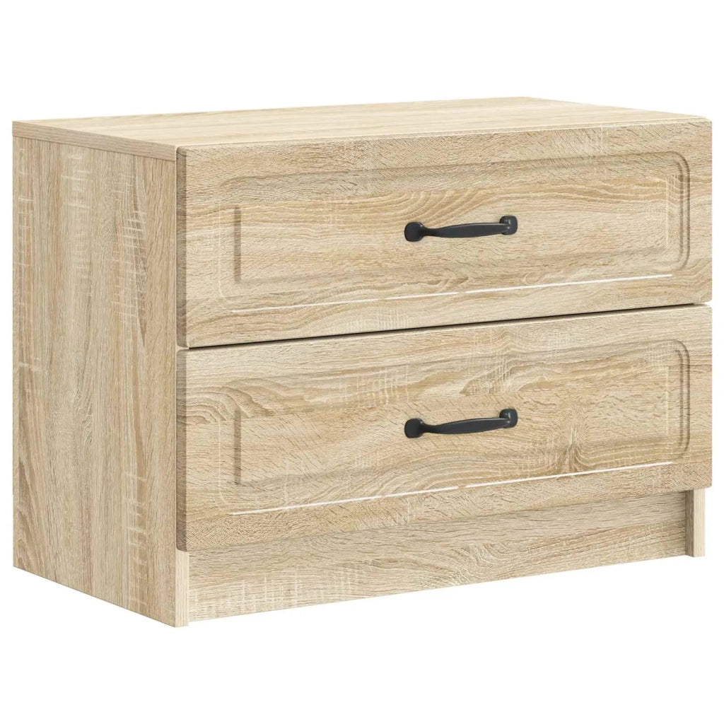 Armadio da Notte con cassetto Rovere Sonoma 62 x 34,5 x 44,5 cm 895697