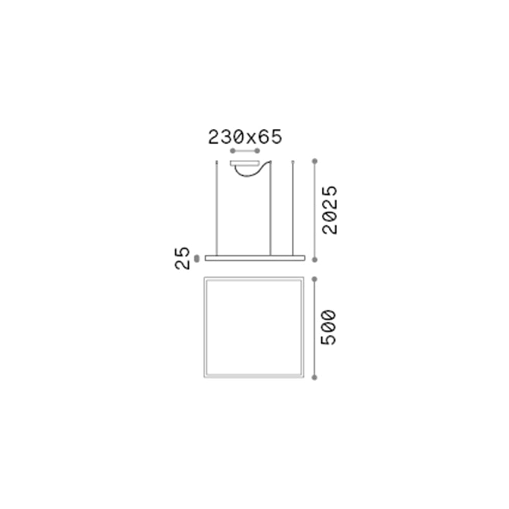Sospensione Moderna Oracle Alluminio-Materie Plastiche Bianco Led 33W 3000K