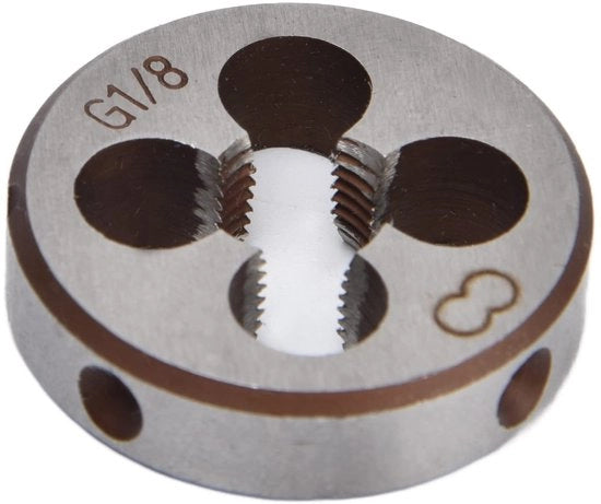 Set di chiavi a vite G1/8 - Alta precisione - Strumento per foratura - Acciaio lamellare - Diametro esterno 30 mm - 4 fori Chip - Chiave a vite