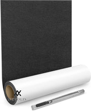 Pannelli Autoadesivi in Feltro 60 x 150 cm Nero Pads Multifunzionali per Gambe di Divani Tavoli Sedie con Adesivo Forte.