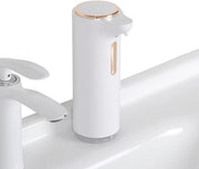 Dispensatore di sapone automatico, 300 ml, elettrodomestico di sapone con sensore, ricaricabile, impermeabile, adatto per bagno/cucina/lavaggio delle mani.