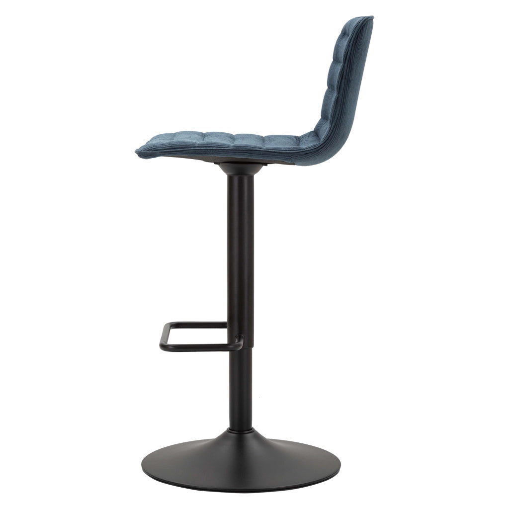Essaou, Sgabello Regolabile, 43x50x86h cm blu