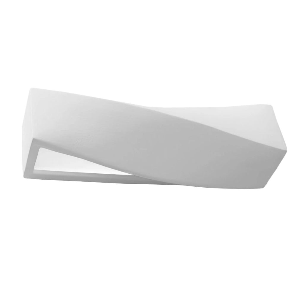 Applique ceramica bianca E27 Pure Lume Deltio PU.0003