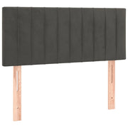 Testiera | Testata Grigio Scuro 100x5x78/88 cm in Velluto