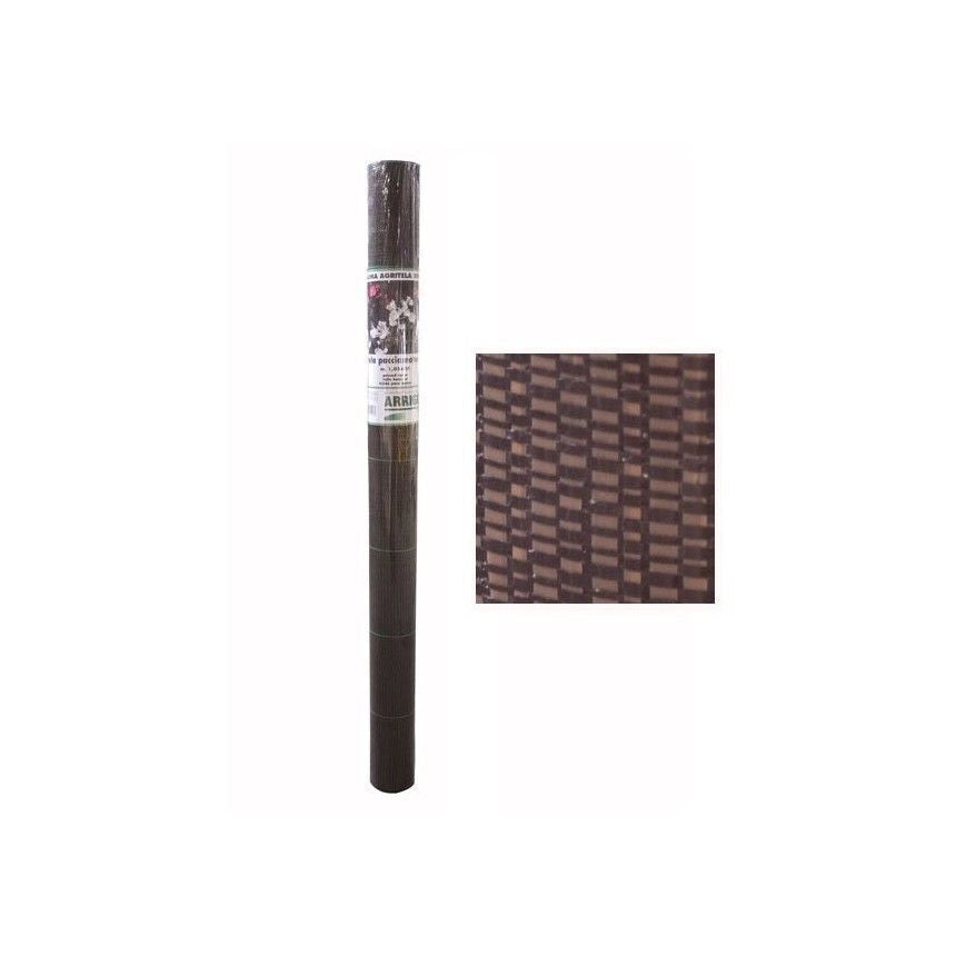 Arrigoni 1 Telo Pacciamatura in Polipropilene Tessuto Quadrettato 90 gr-mq Larghezza 210 cm Lunghezza 20 m colore Marrone