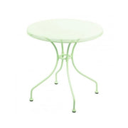Tavolo per esterno in ferro battuto rotondo Verde NETTY diametro 70x h71 cm