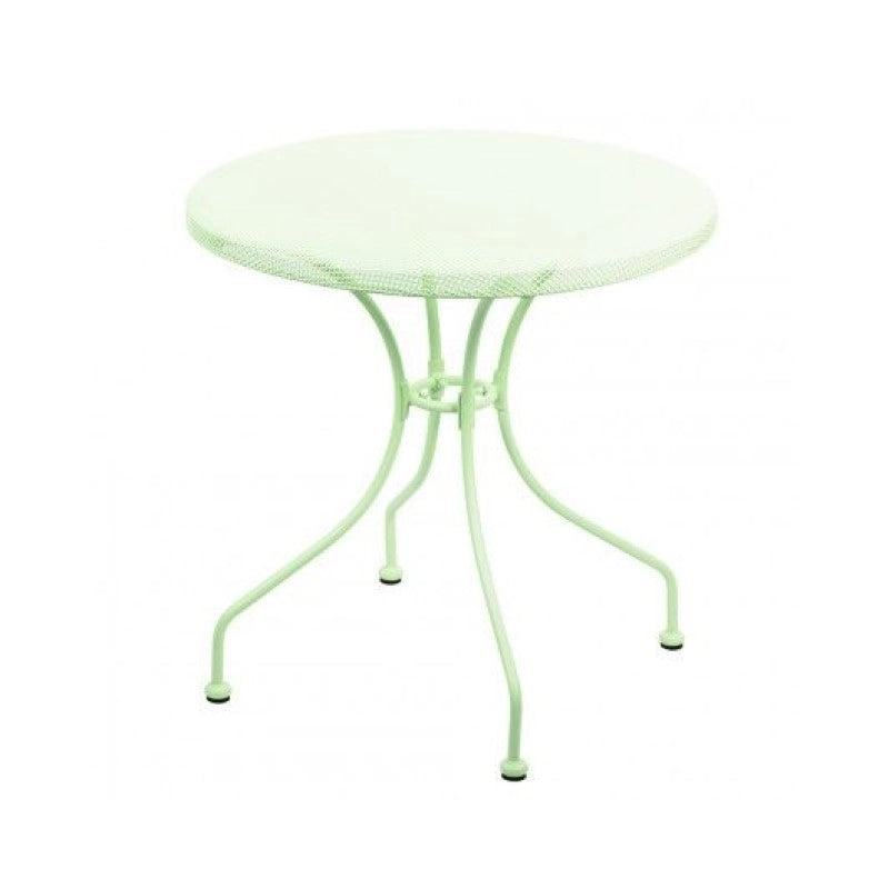 Tavolo per esterno in ferro battuto rotondo Verde NETTY diametro 70x h71 cm