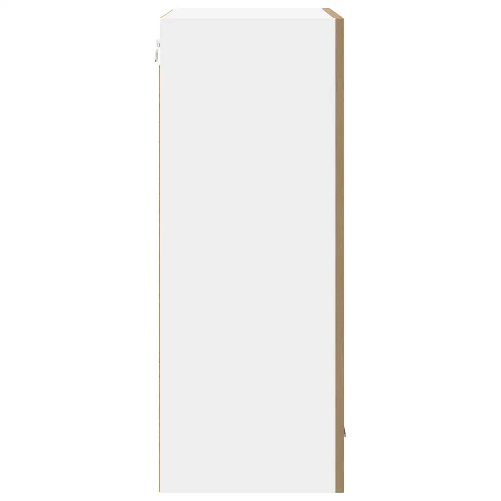 Armadio pensile Rovere Artigiano e Bianco 50 x 31 x 80 cm