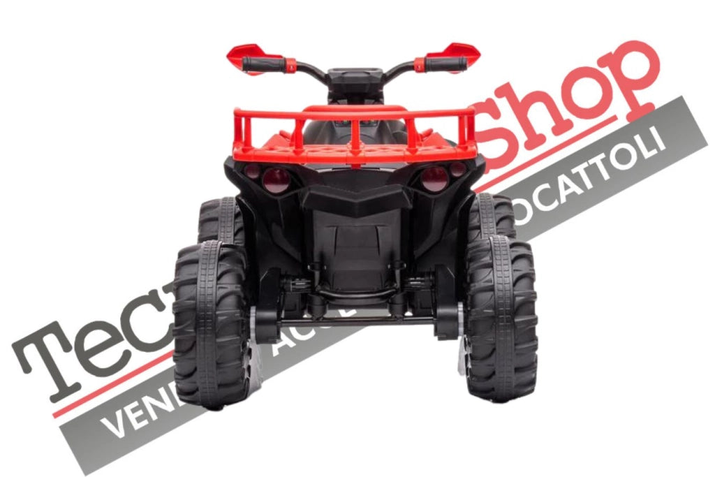 Tecnobike Shop Quad Elettrico per Bambini ATV  1.0 12V  con Radiocomando colore Rosso