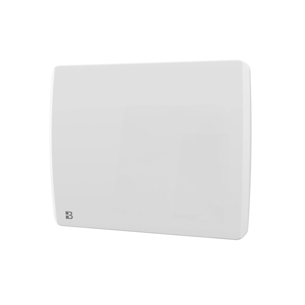 Radiatore elettrico fisso ad inerzia ceramica a secco 1000W ARIA orizzontale bianco