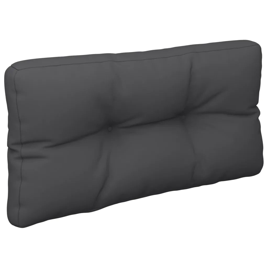 Cuscini per Pallet 2 pz Neri in Tessuto 360696