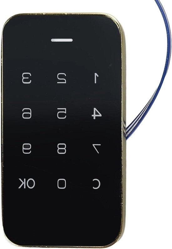 Deurslot con Maniglia elettronico con Touchscreen, Anti-gluren, Wachtwoord One Touch-vergrendeling senza Chiave