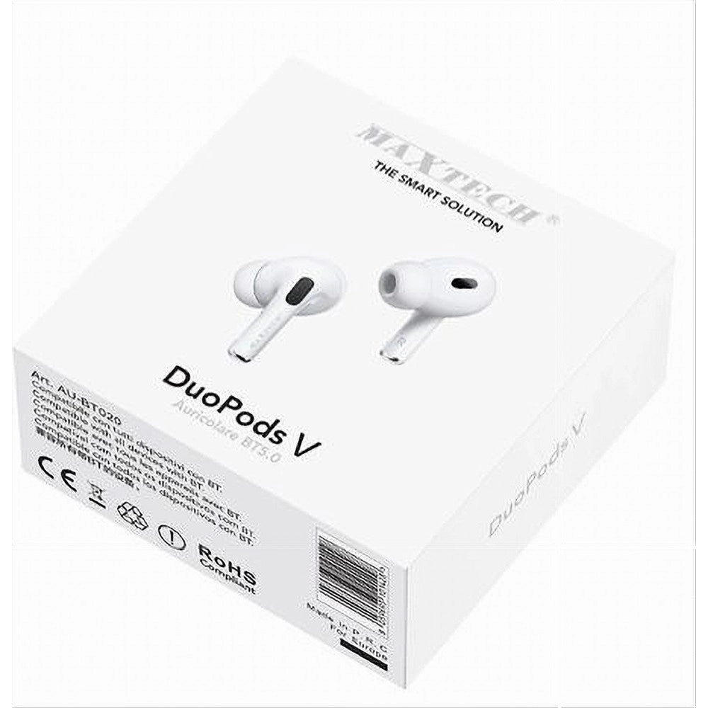 Trade Shop - Auricolari Bluetooth5.0 Duopods V Cuffie Smarphone Con Cover Power Bank Au-bt020 -