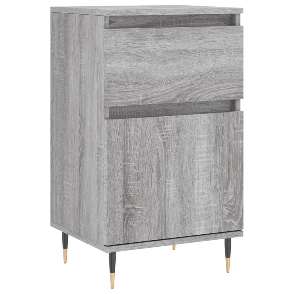 Buffet credenza cassettiera armadio mobile contenitore organizer per cucina soggiorno salotti set di 2 Sonoma 40 x 35 x 70 cm in legno ingegnerizzato grigio 02_0036951