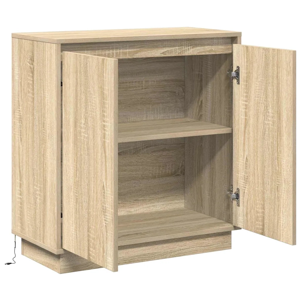 Credenza | Madia LED per Rovere Sonoma 71 x 34,5 x 75 cm