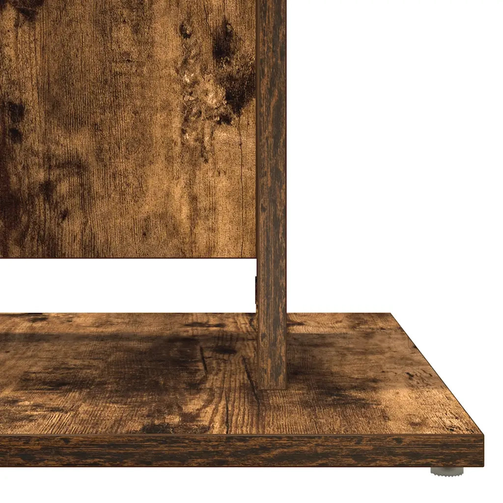 Tavolo da Bistrot Rovere Fumo 60x60x75cm in Legno Multistrato