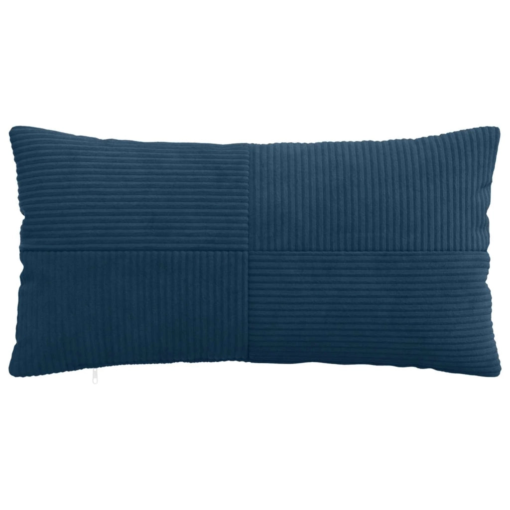 Federa 2 pcs ALMELO Blu navy 40 x 80 cm corduroy 914629