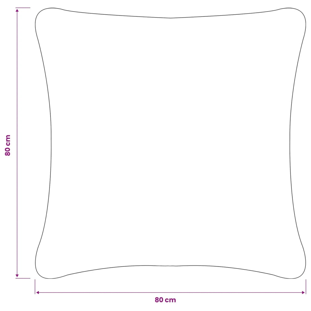 Federa 6 pcs HEERLEN Grigio Scuro 80 x 80 cm Bouclé 913720