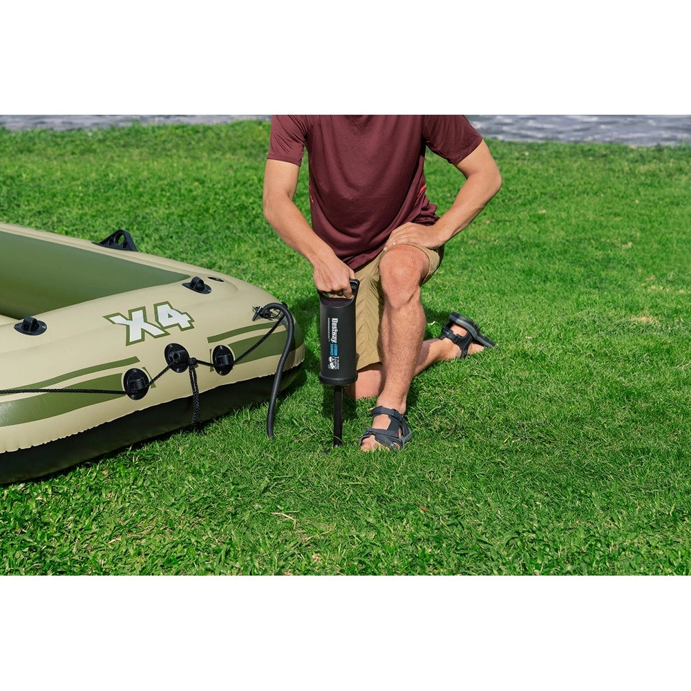 Trade Shop - Set Completo Gommone Gonfiabile Hydro-force Voyager X4 350x145x49cm Remi Pompa Borsa 65156 -