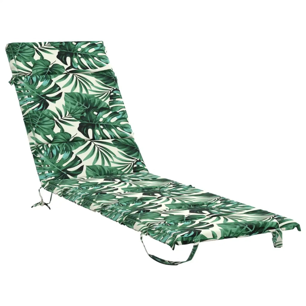 Cuscino per Lettino GEMERT 100% Poliestere Motivo a Foglie 948465